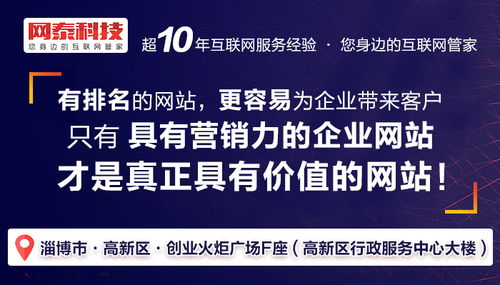 淄博網(wǎng)泰科技 互聯(lián)網(wǎng)信息服務助力區(qū)域企業(yè)優(yōu)化排名